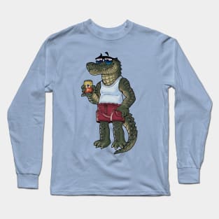 Chill Crocodile Long Sleeve T-Shirt